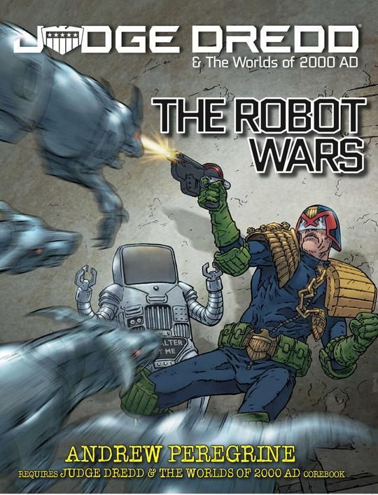 Modiphius Entertainment Judge Dredd RPG Robot Wars - obrázek 1