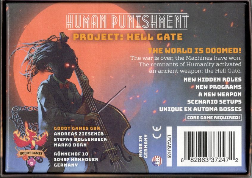 Lucky Duck Games Human Punishment: Social Deduction 2.0 - Project: Hell Gate - obrázek 2