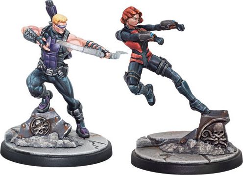 Fantasy Flight Games Marvel Crisis Protocol: Hawkeye and Black Widow - obrázek 2