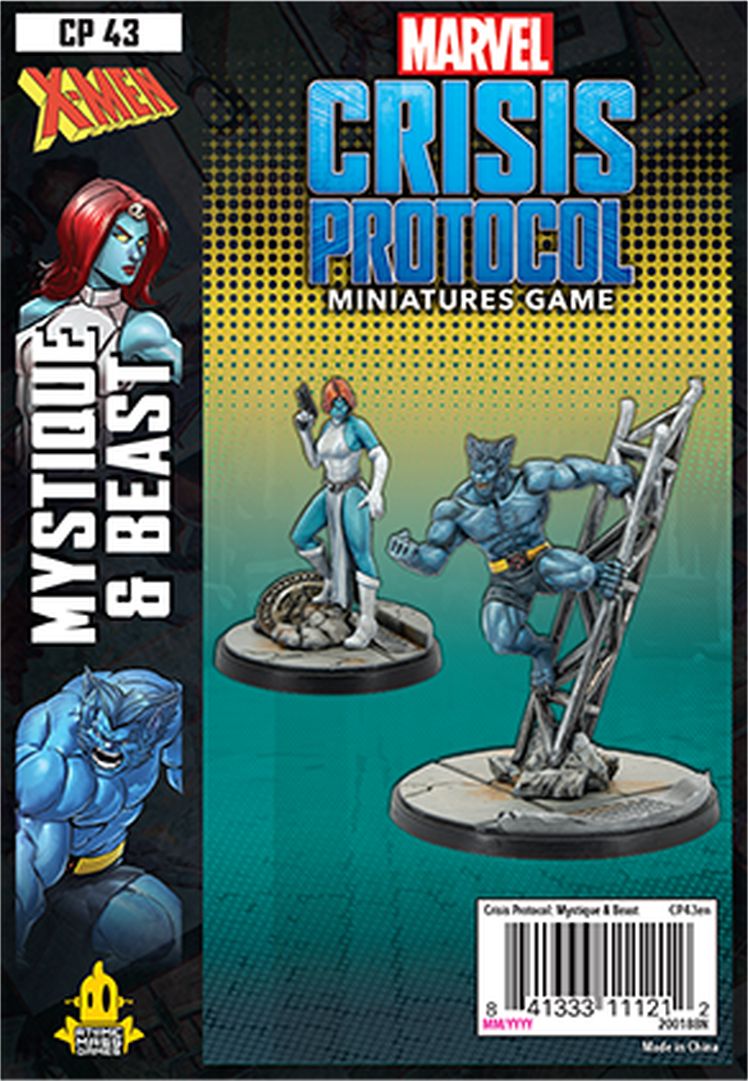 Fantasy Flight Games Marvel Crisis Protocol: Mystique and Beast - obrázek 1