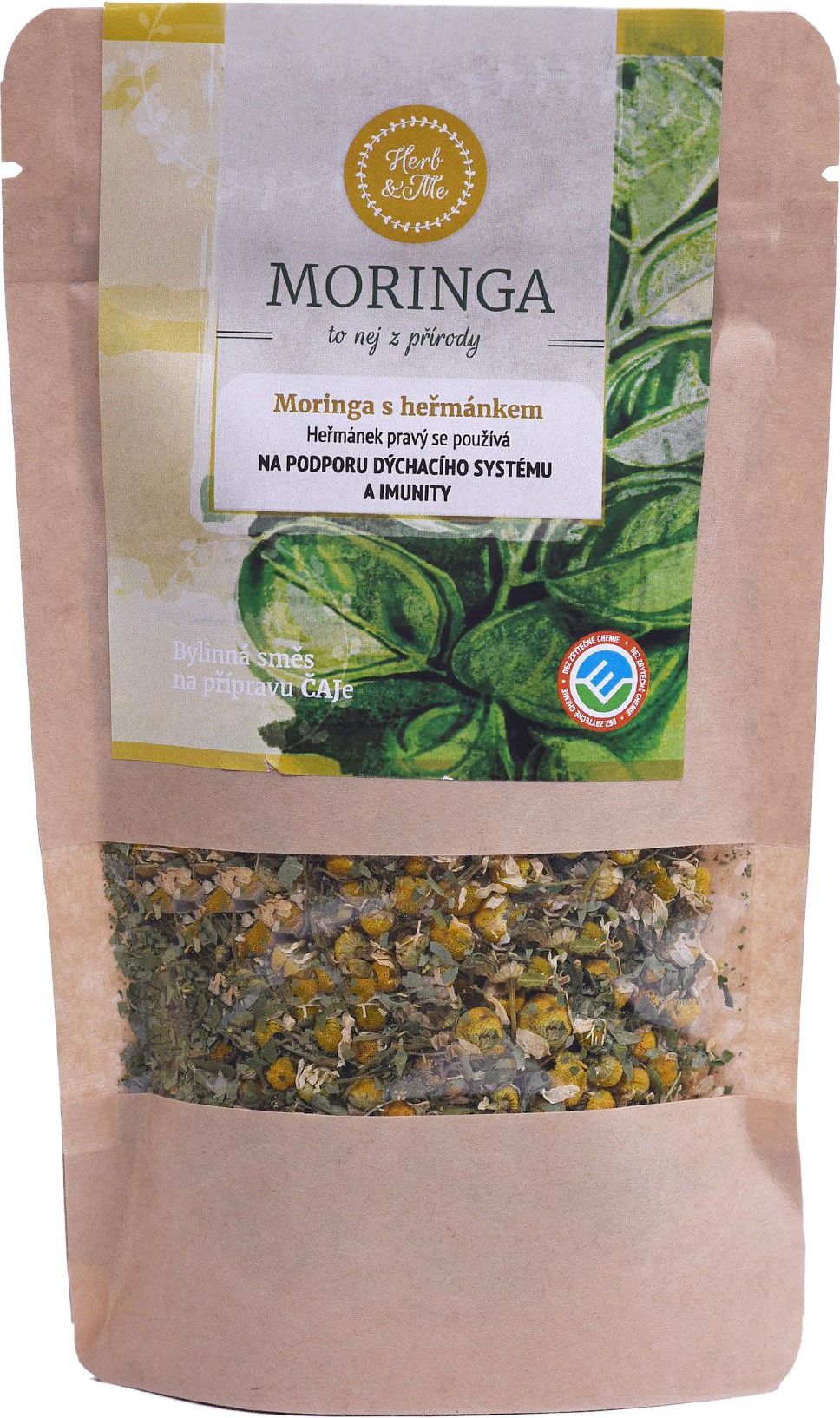 Herb&Me Moringa s heřmánkem sypaný čaj 30 g - obrázek 1