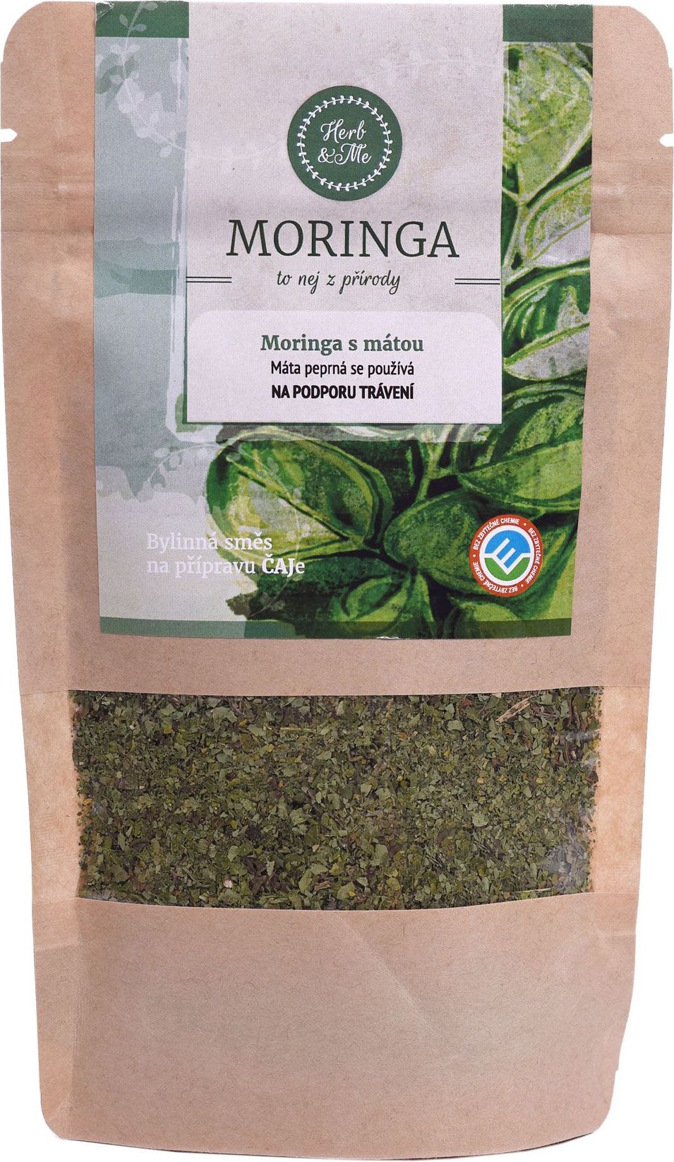 Herb&Me Moringa s mátou sypaný čaj 30 g - obrázek 1