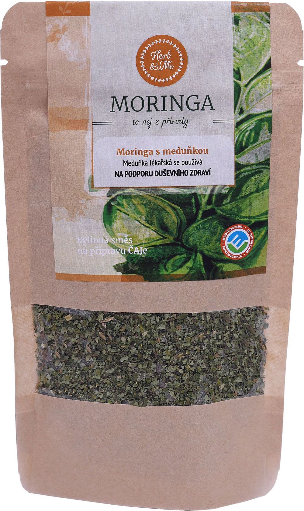 Herb&Me Moringa s meduňkou sypaný čaj 30 g - obrázek 1