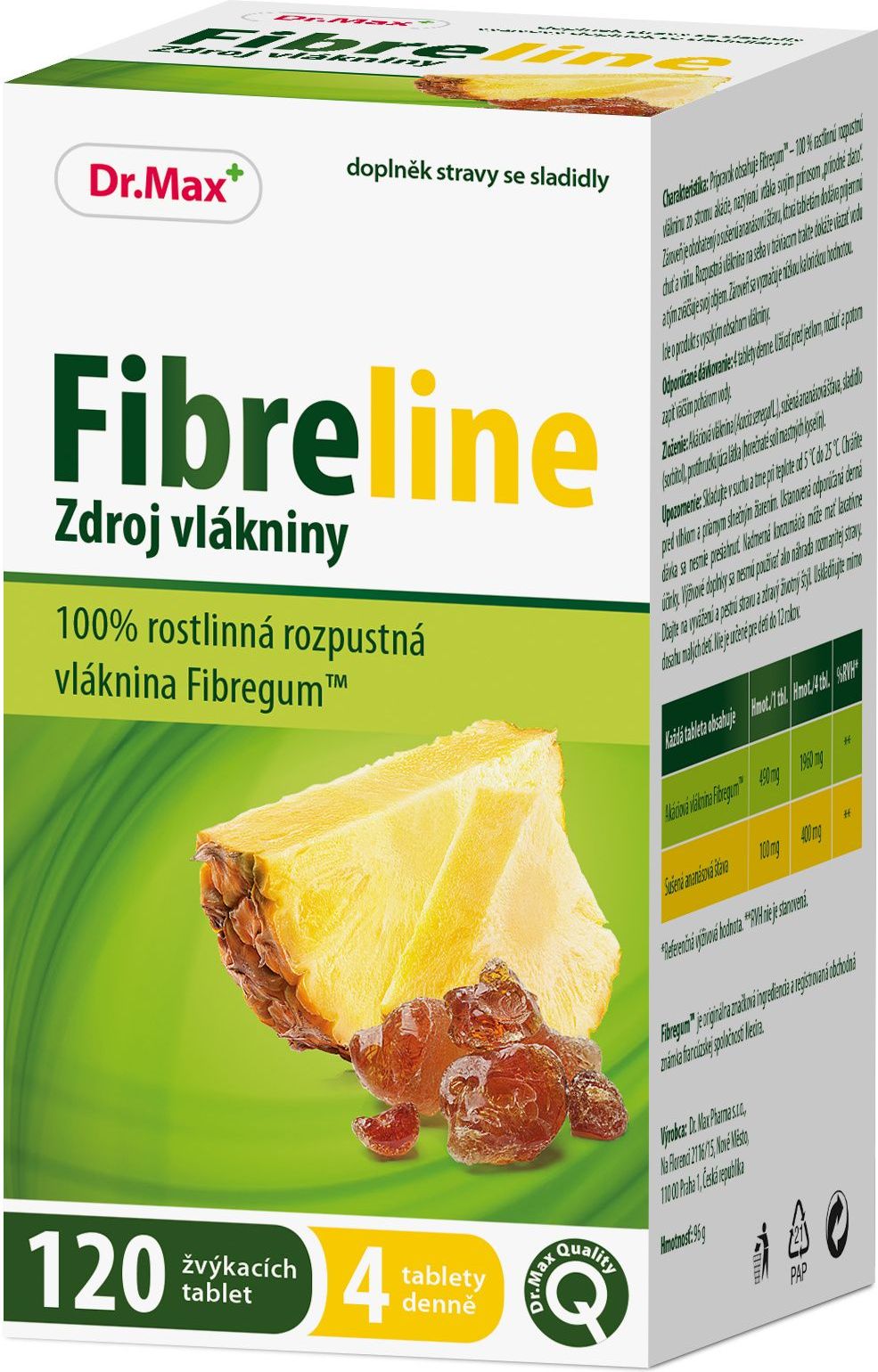 Dr.Max Fibreline 120 tablet - obrázek 1