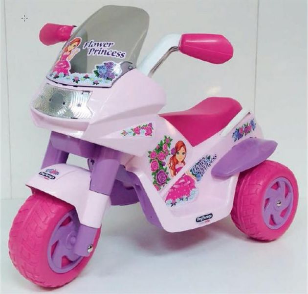 Peg Perego Dětská tříkolka FLOWER PRINCESS, s baterií 6V - růžová - obrázek 1