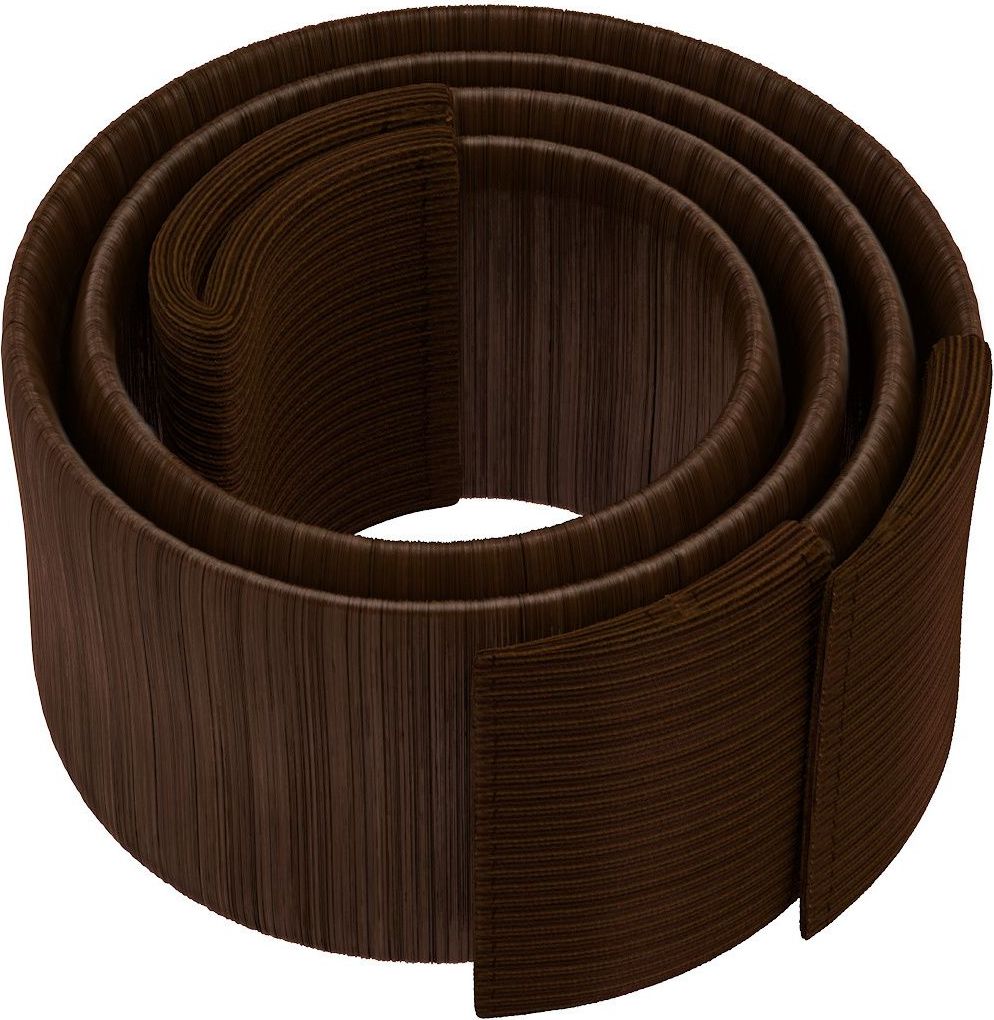 Invisibobble Clicky Bun Pretzel Brown - pásy pro vytvoření drdolu hnědý - obrázek 1