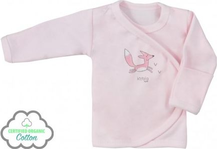 Kojenecká košilka z organické bavlny Koala Lesní Přítel růžová, Růžová, 68 (4-6m) - obrázek 1