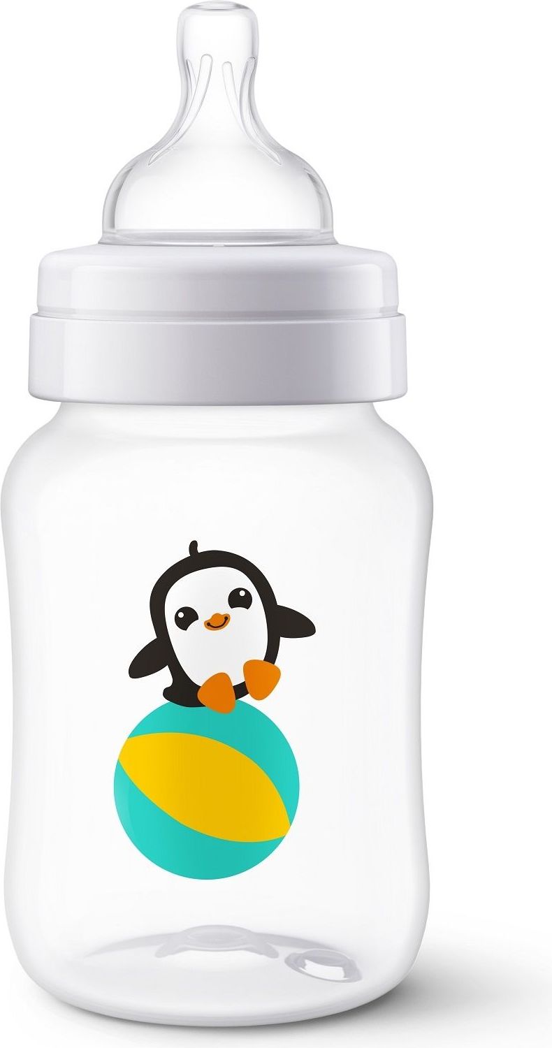 Philips Avent láhev Classic tučňák 1 ks 260ml - obrázek 1