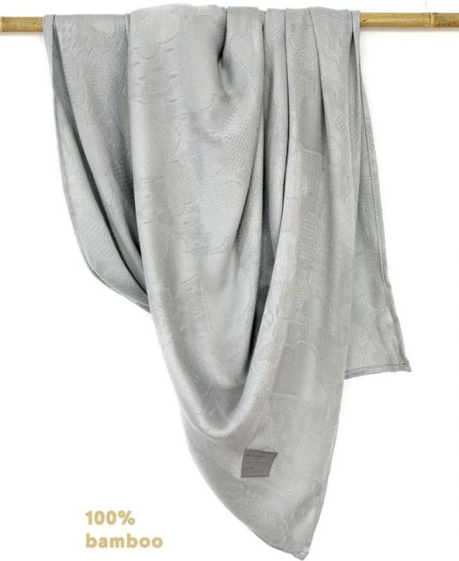 Bambusová deka 120x120 cm X-lander X-Swaddle Dandelion Grey 2020 - obrázek 1