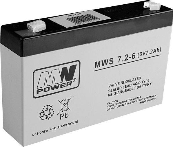 Mamido  Baterie 6V 7,2Ah - obrázek 1