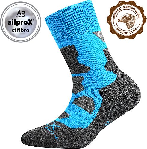 Voxx Etrexík dětské merino sportovní ponožky Barva: Bílá, velikost: 25-29 EU - obrázek 4