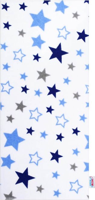 Flanelové pleny s obrázkem New Baby modré hvězdy - obrázek 1