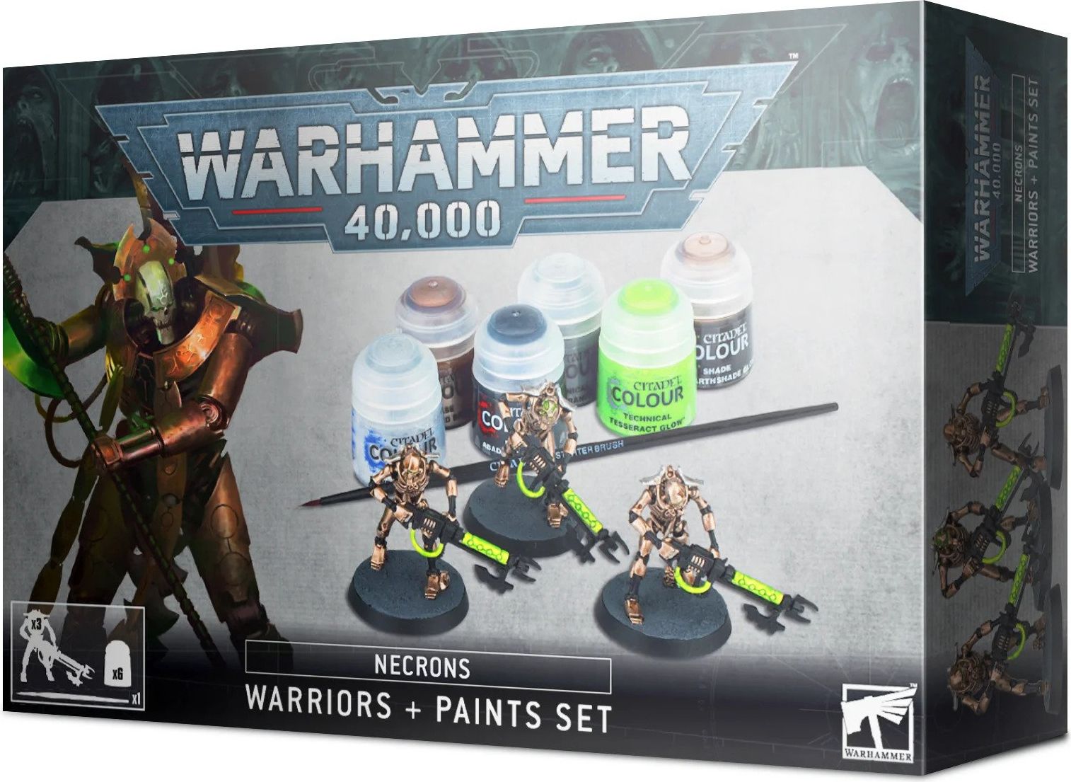 Games Workshop Necrons: Warriors + Paint Set - obrázek 1