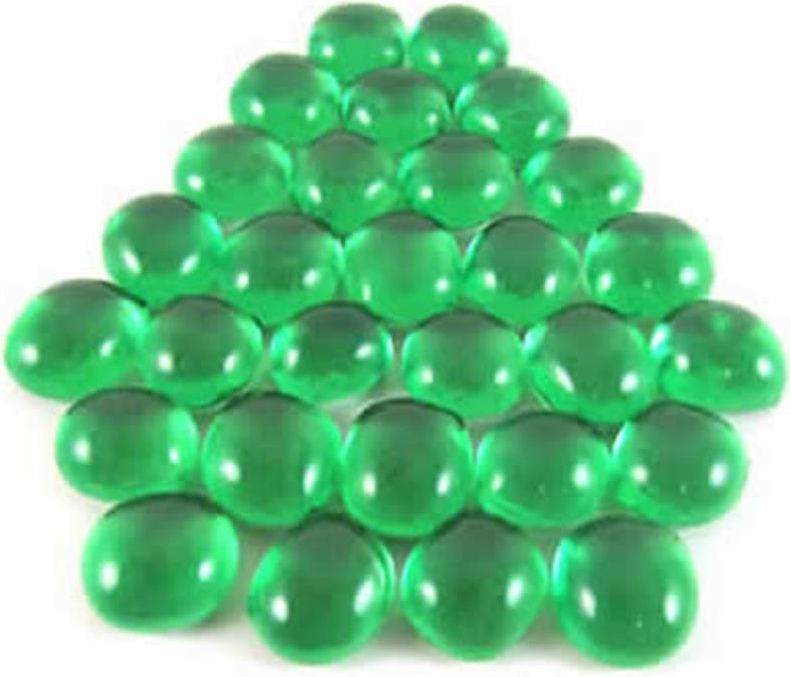 Chessex Skleněné žetony - Gaming Glass Stones (různé barvy) Barva: Catseye White - obrázek 7