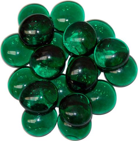 Chessex Skleněné žetony - Gaming Glass Stones (různé barvy) Barva: Catseye White - obrázek 8