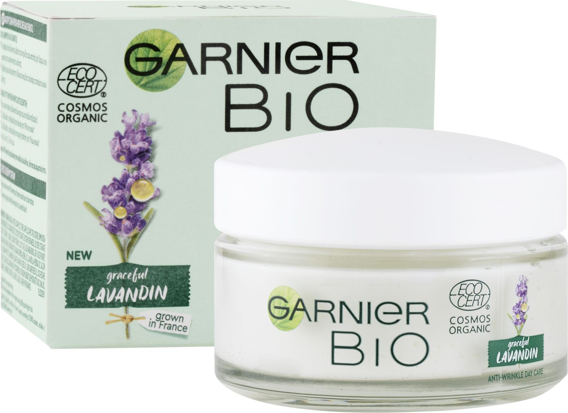 Garnier Denní krém proti vráskám pro všechny typy pleti BIO Lavandin (Anti-Wrinkle Day Care) 50 ml - obrázek 1