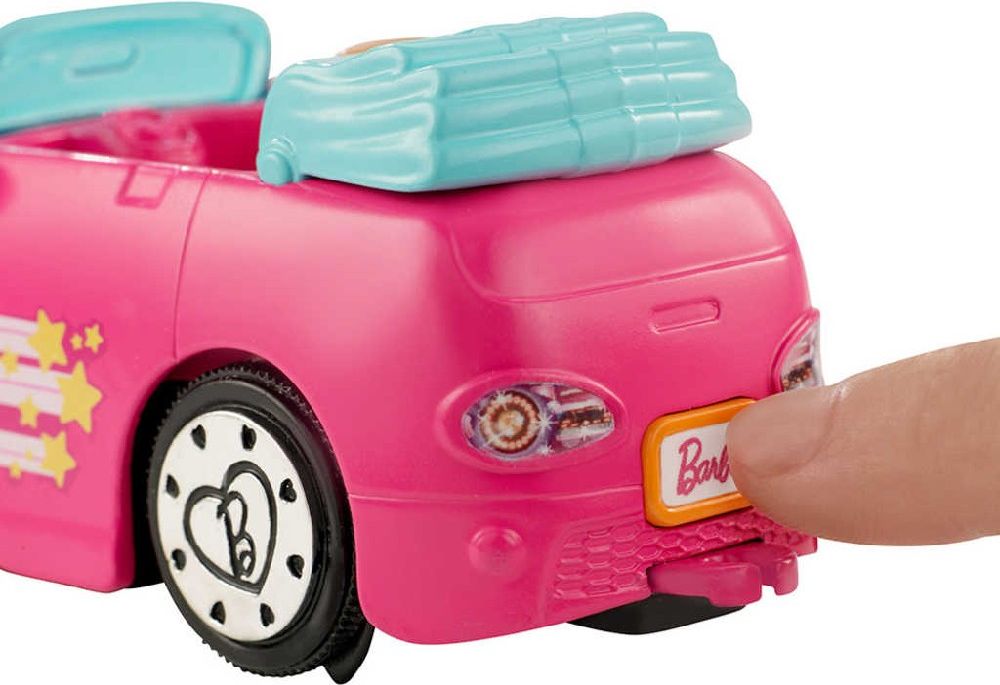 MATTEL BRB Barbie On The Go mini panenka kloubová set s vozítkem jezdí - obrázek 3