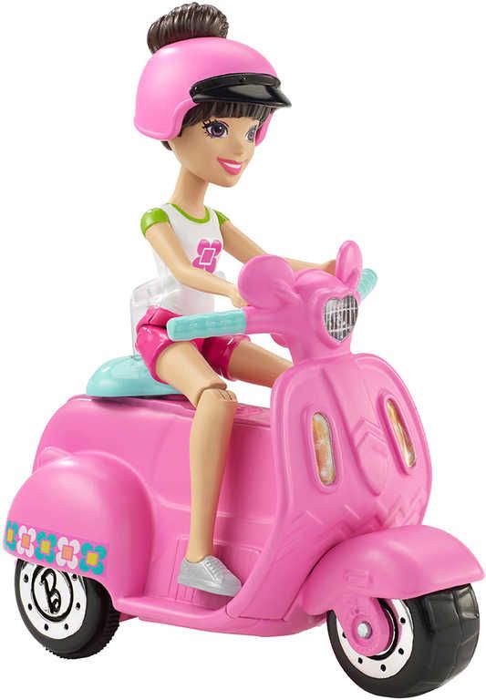 MATTEL BRB Barbie On The Go mini panenka kloubová set s vozítkem jezdí - obrázek 6
