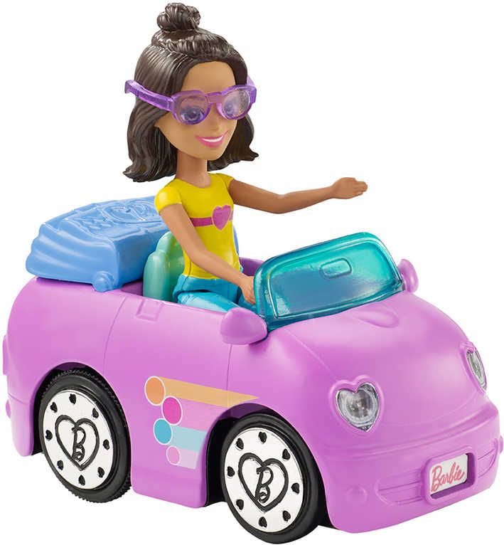 MATTEL BRB Barbie On The Go mini panenka kloubová set s vozítkem jezdí - obrázek 8