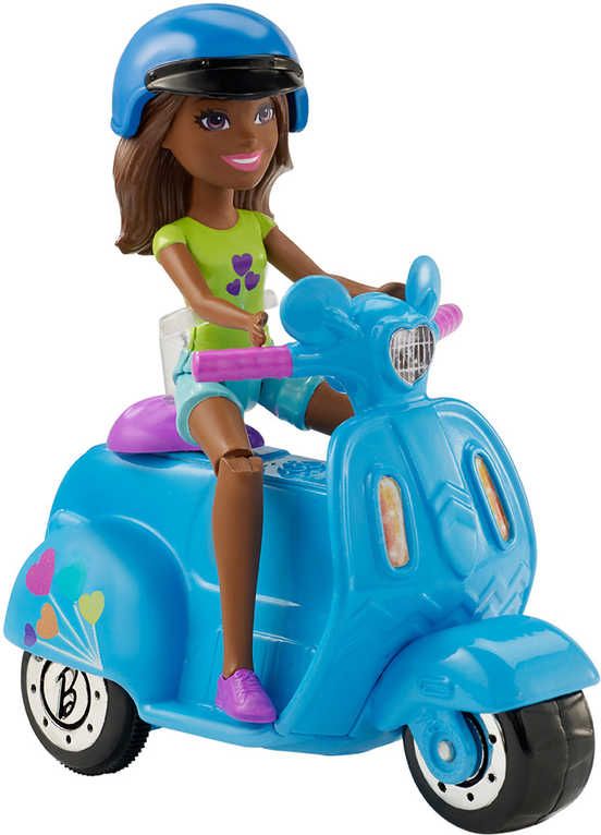 MATTEL BRB Barbie On The Go mini panenka kloubová set s vozítkem jezdí - obrázek 10