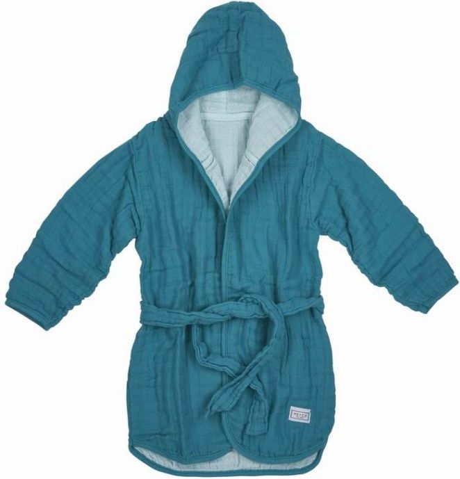 Mušelínový župánek Meyco 86/92 Petrol/Sea Blue 2020 - obrázek 1