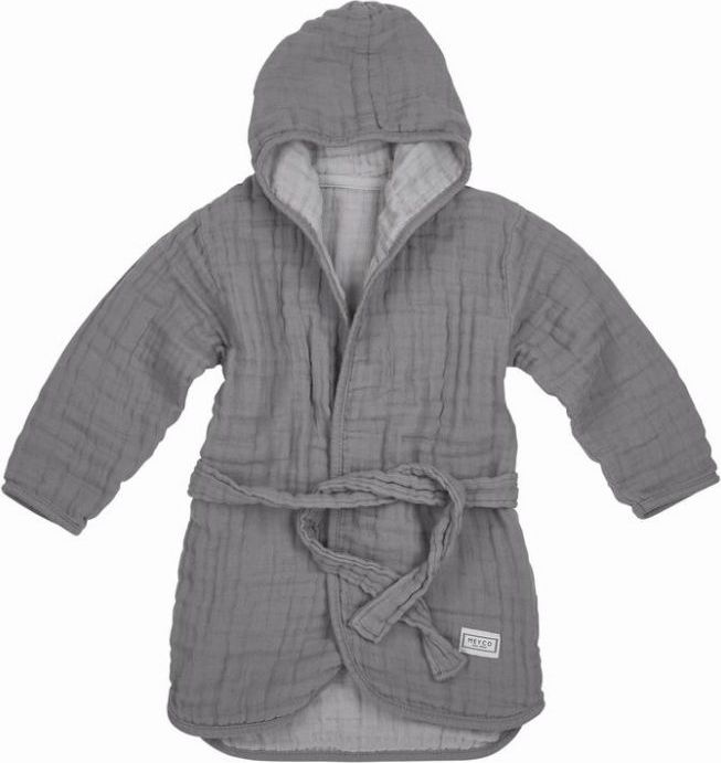 Mušelínový župánek Meyco 86/92 Grey/Light Grey 2020 - obrázek 1