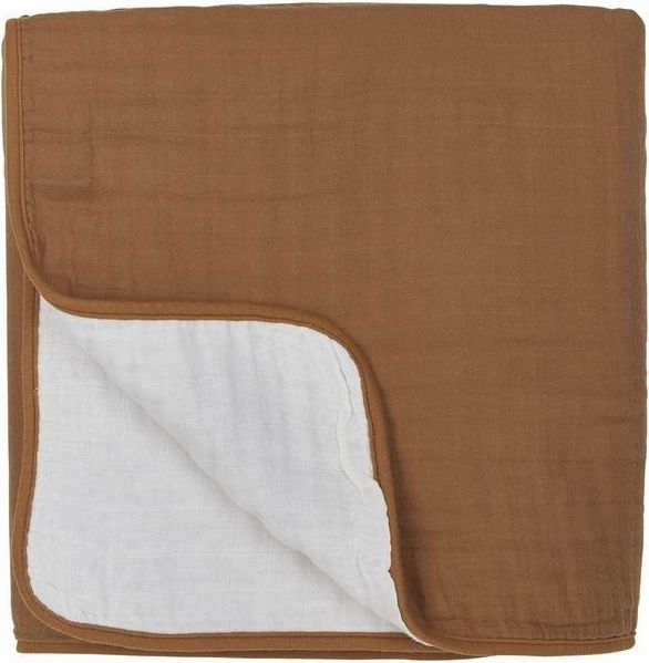 Mušelínová osuška velká 120x120 cm Meyco Camel/Offwhite 2020 - obrázek 1
