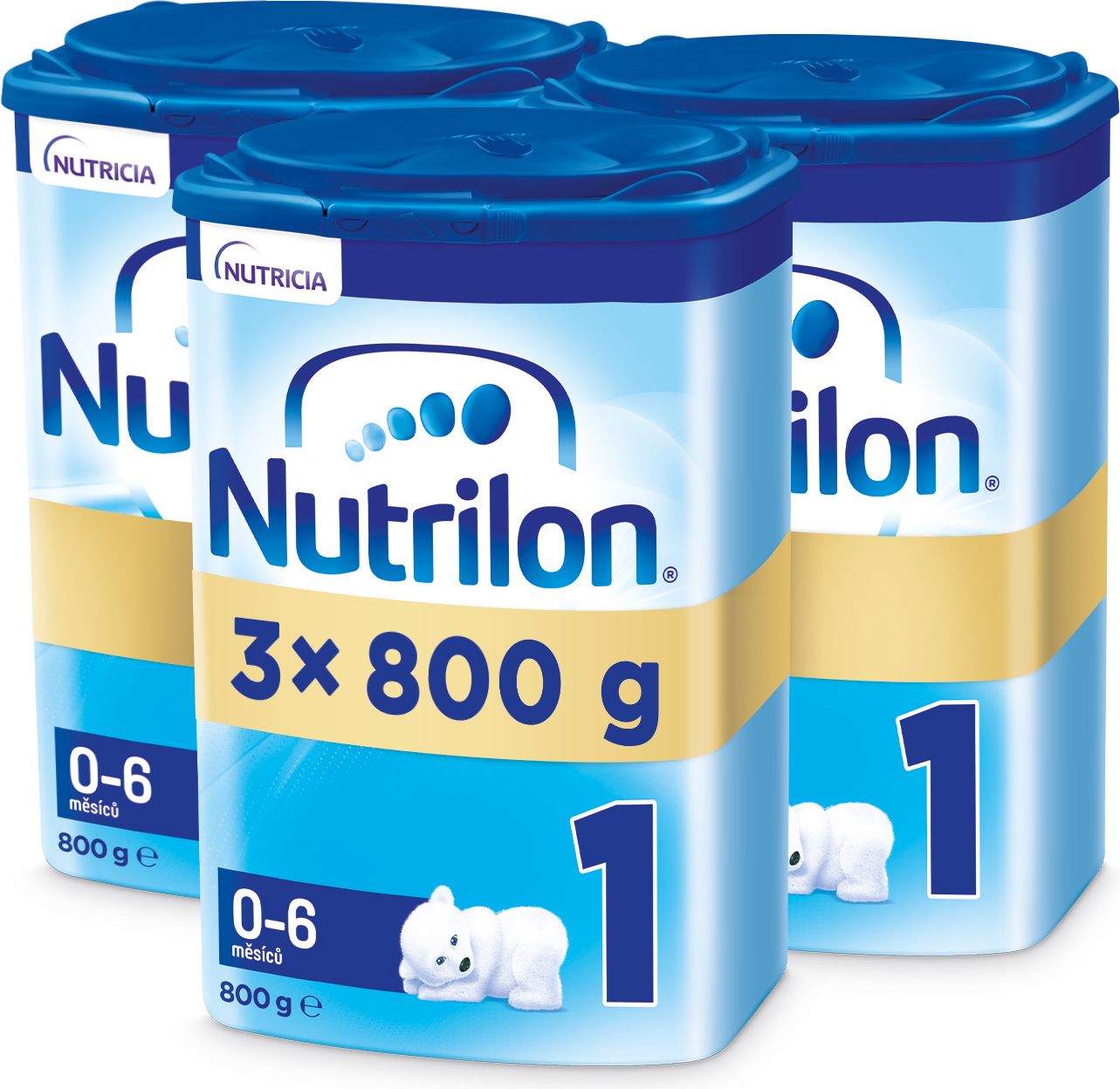 3 x NUTRILON 1 Počáteční kojenecké mléko 800 g, 0+ - obrázek 2