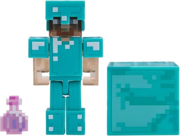 TM Toys Minecraft Sběratelská figurka Steve s elixírem neviditelnosti - obrázek 1
