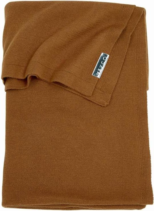 Deka do kočárku/kolébky 75x100 cm Meyco Knit Basic Camel 2020 - obrázek 1