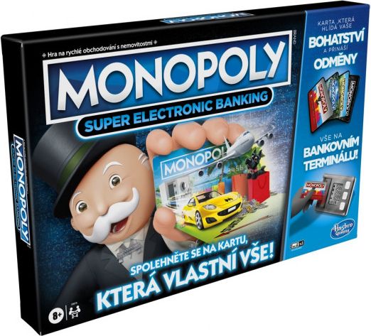 Hasbro hry Monopoly Super elektronické bankovnictví - obrázek 1