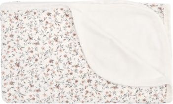 Mamatti Dětská oboustranná bavlněná deka, Louka - 80 x 90 cm, ecru - obrázek 1