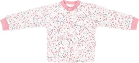 Mamatti Novozenecká bavlněná košilka, kabátek Tokio - růžovo,bílá, Velikost koj. oblečení 50 (0-1m) - obrázek 1