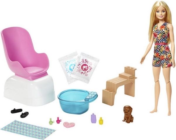 Barbie MANIKÚRA/PEDIKÚRA HERNÍ SET - obrázek 2