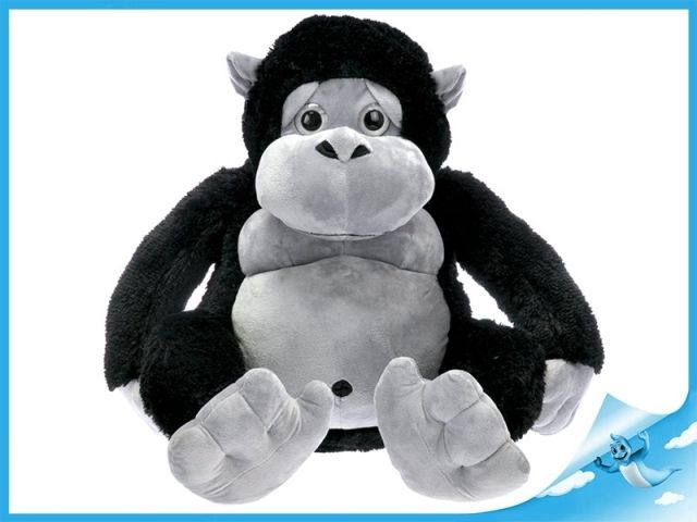 Opice plyšová 50cm sedící 0m+ černá - obrázek 1