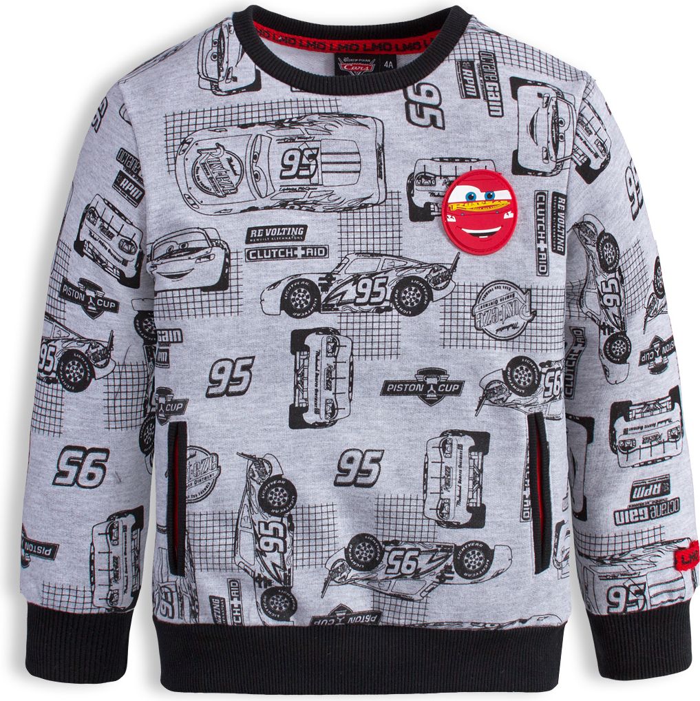 Chlapecká mikina DISNEY CARS McQUEEN šedá Velikost: 98 - obrázek 1