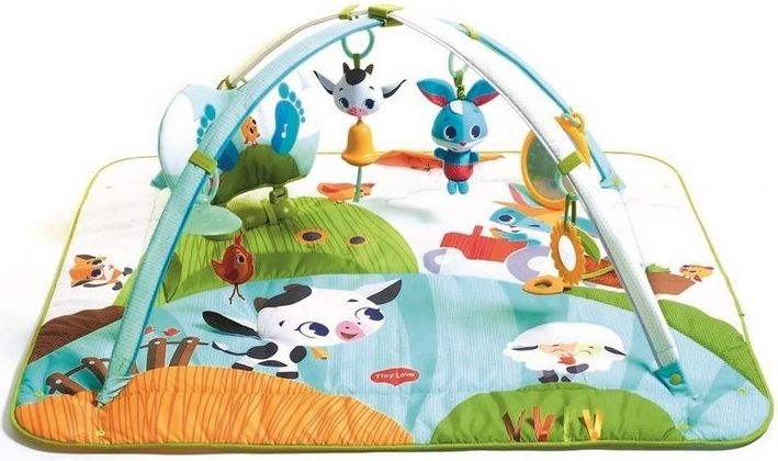 Hrací deka s hrazdičkou Tiny Love Cow - obrázek 1