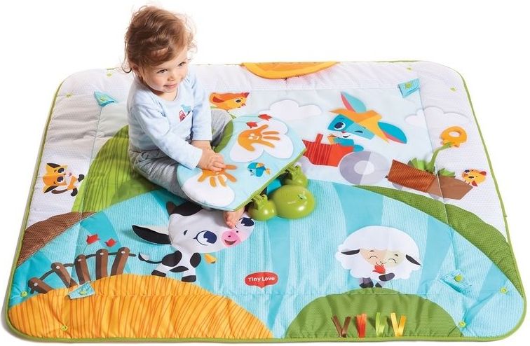 Hrací deka s hrazdičkou Tiny Love Cow - obrázek 2