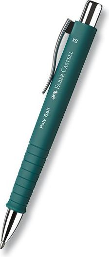 Faber-Castell Kuličková tužka Poly Ball tm. zelená 241167 - obrázek 1