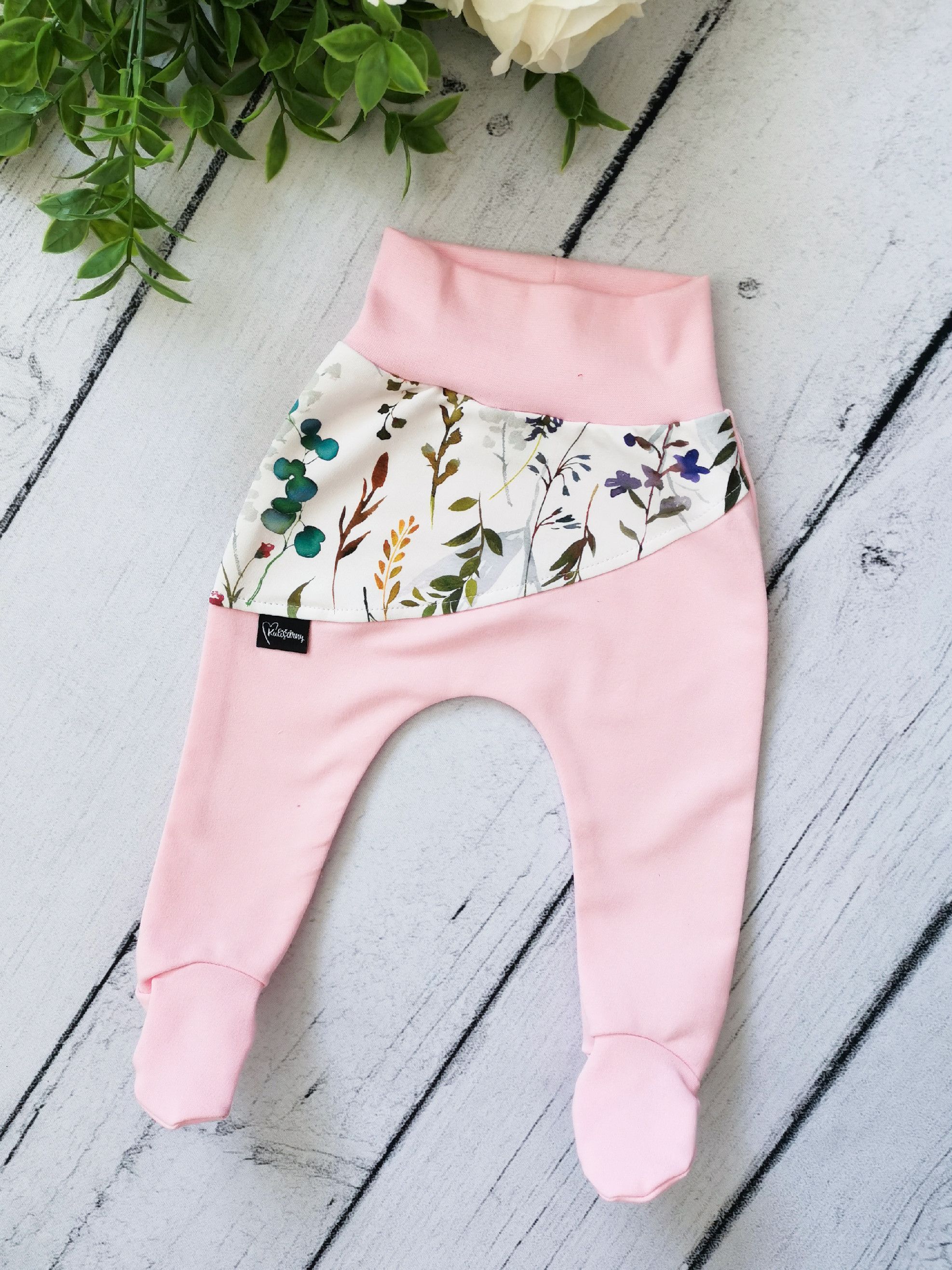 Kulišárny (handmade) Polodupačky ,,ZINNIA,, Baby Pink silky VELIKOST: 56