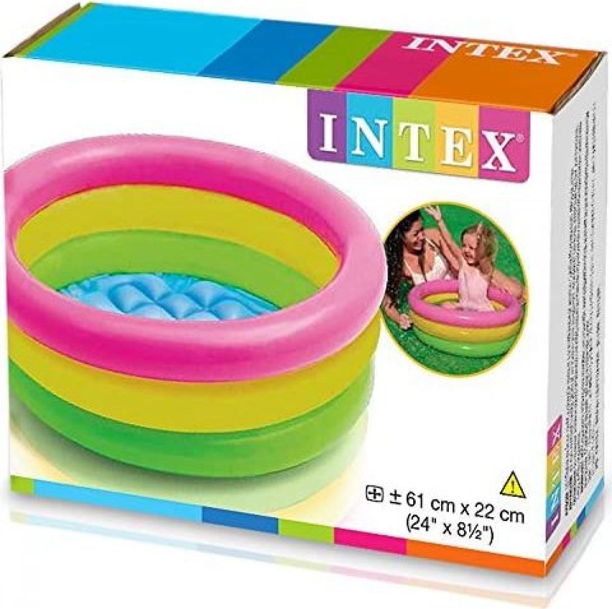 Intex 57107 duhový bazének 61 x 22 cm - obrázek 3