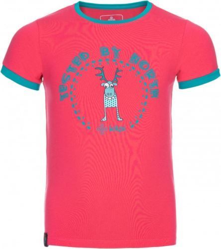 Kilpi Dětské tričko KILPI MERCY-JG růžová 110_116 - obrázek 1