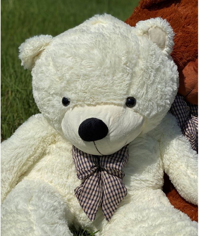 Mamido  Plyšový medvěd 150 cm bílý - obrázek 1