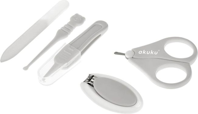 Dětská sada na manikúru Akuku Apple šedá - obrázek 2