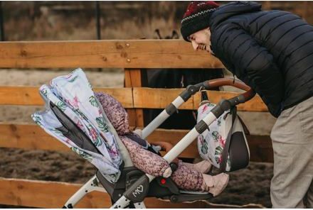 Kočárek Baby Active Mommy Summer 2019 dvojkombinace Peony - obrázek 17