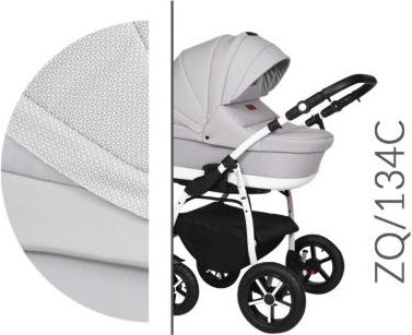 Kočárek Baby Merc Zipy Q 2019 dvojkombinace bílý rám ZQ/134C - obrázek 1