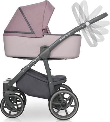 Kočárek Riko Marla 2019 dvojkombinace Dirty Pink - obrázek 14