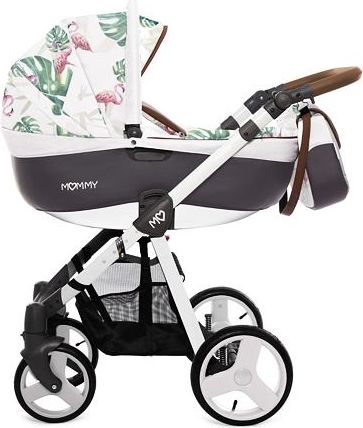 Kočárek Baby Active Mommy Summer 2019 dvojkombinace Flamingo - obrázek 1