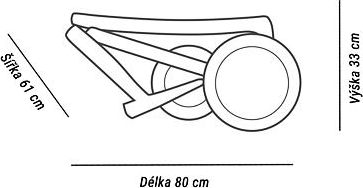 Kočárek Baby Active Mommy Summer 2019 dvojkombinace Flamingo - obrázek 5
