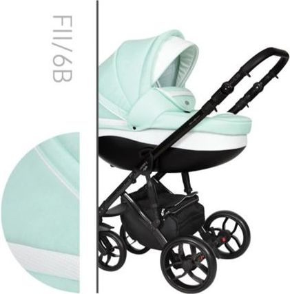 Kočárek Baby Merc Faster II Style 2019 dvojkombinace černý rám FII/6B - obrázek 1